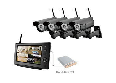 چین کارت حافظه SD از راه دور خانه نظارت TFT ال سی دی تک صفحه نمایش بی سیم DVR تامین کننده