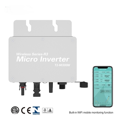 چین اینورتر بی سیم متصل به شبکه PV 350W - 2800W MPPT Solar Grid Tie Micro Inverter تامین کننده