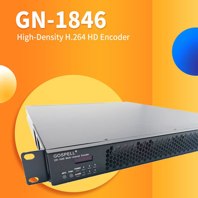 چین Gospell GN-1846 12-Ch H.264 HD Encoder گزینه های ورودی HDMI رمزگذار تلویزیون دیجیتال با پخش تامین کننده