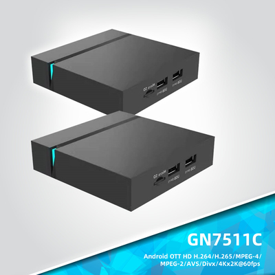چین GN7511C 4K Android Smart TV Box S905Y4 DDR4 2GB MPEG-2 MPEG-4 H.264 H.265 تامین کننده