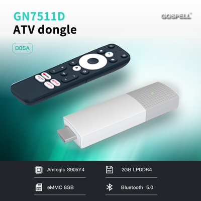 چین DDR4 2GB Android 11 TV Box S905Y4 4K HD TV Smart Dongle دارای گواهی گوگل تامین کننده
